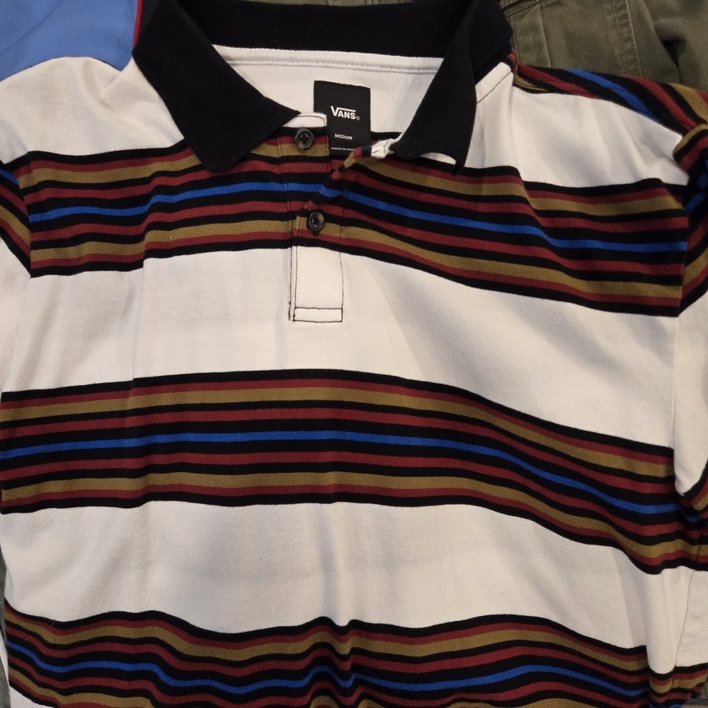 Medium stripped Vams polo